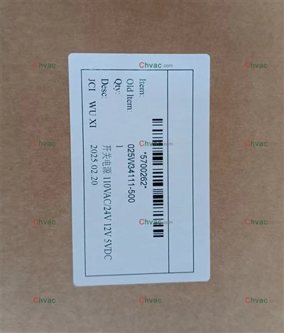 York Yedek Parçaları 025 34111 000 Güç Kaynağı